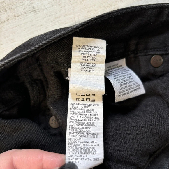 Lucky Brand Lolita Capri Jean Pants Black 2 / 26 - Picture 5 of 8